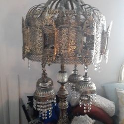 Vintage Bohemian Lamp And Shade
