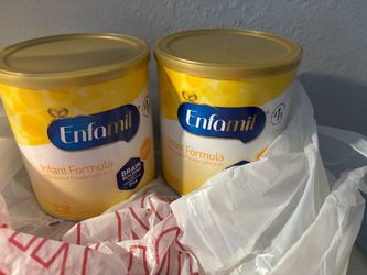 2  cans enfamil