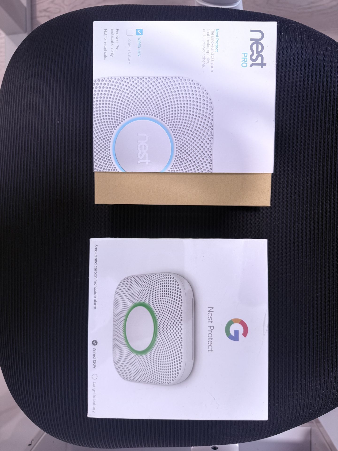 Two New Wired Nest Protect