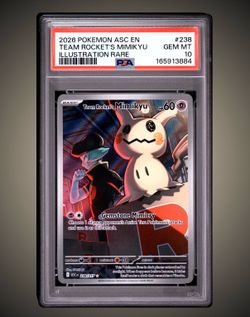 English and Jap rocket mimikyu psa 10