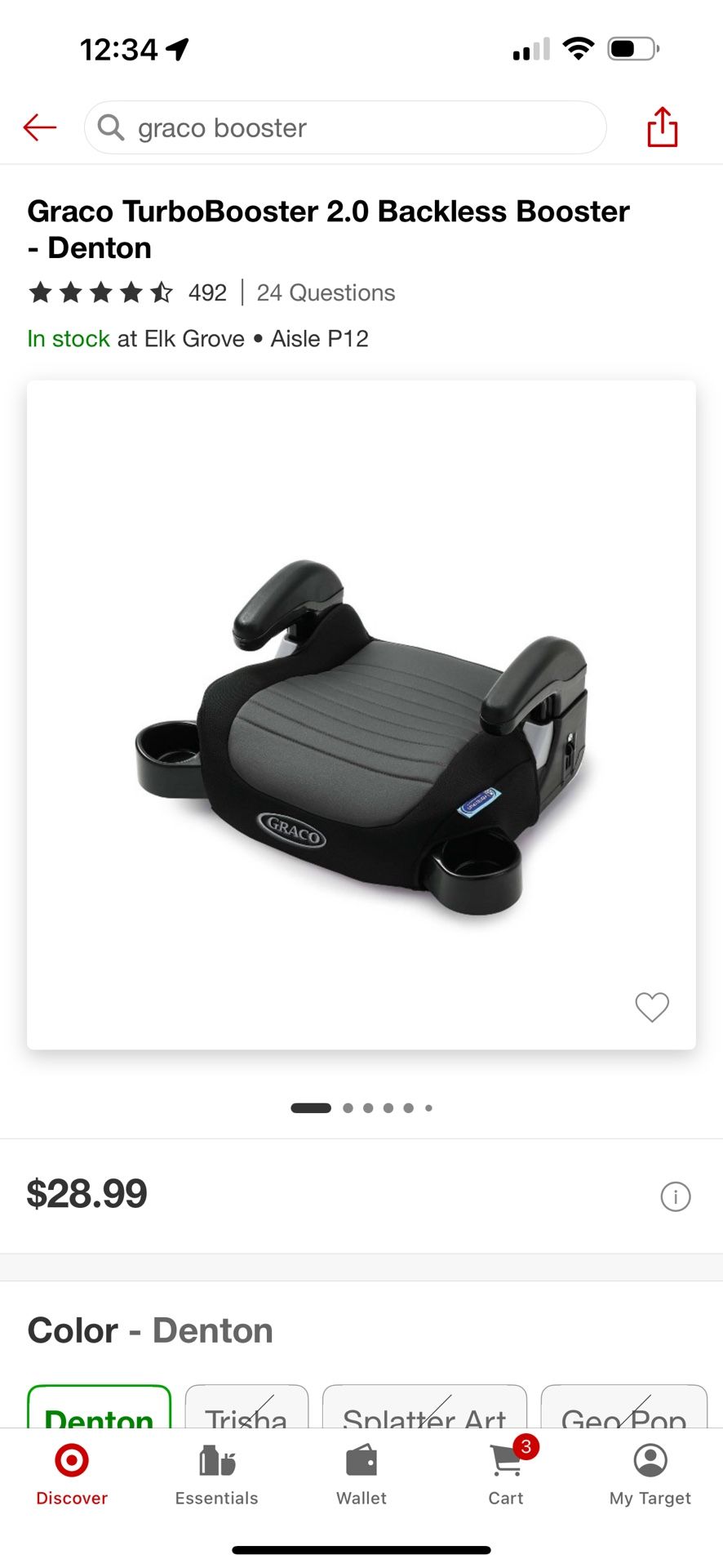 Graco Booster Seat