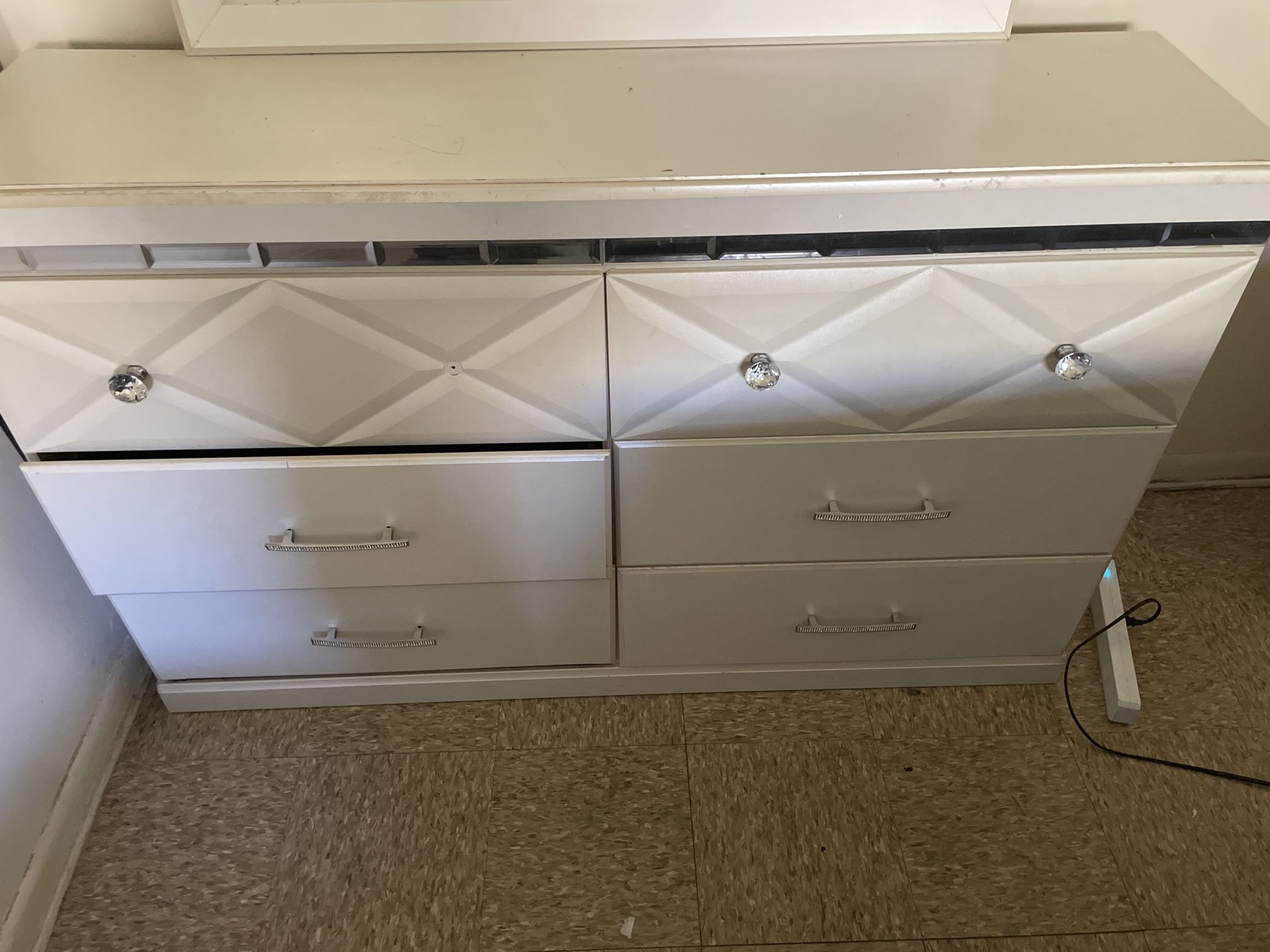 White dresser