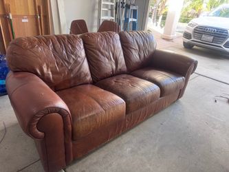 Leather couch