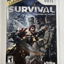 Cabela's Survival  Shadows Of Katmai Wii 2011 Complete with Manual Tested