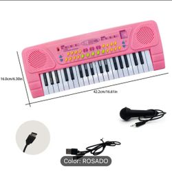 Piano Includes Microphone For Girl (toys)