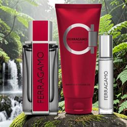 Ferragamo Red Leat EDP Set 3pc