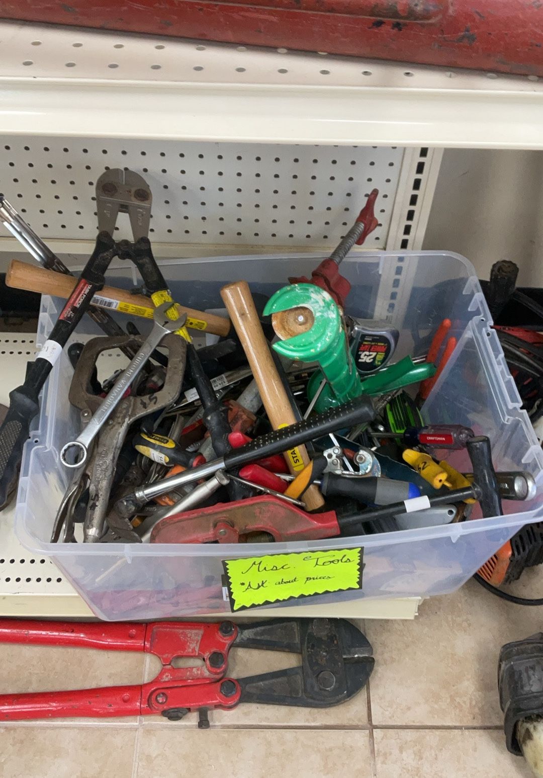 Miscellaneous Tool Sale