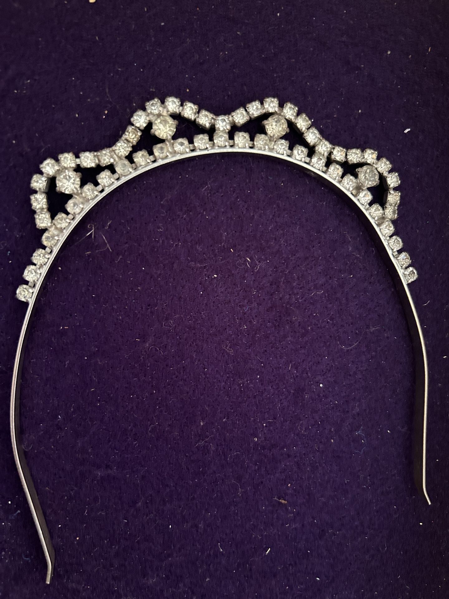 Tiara antique wants those fit all loaded with clear rhinestones for your princess
