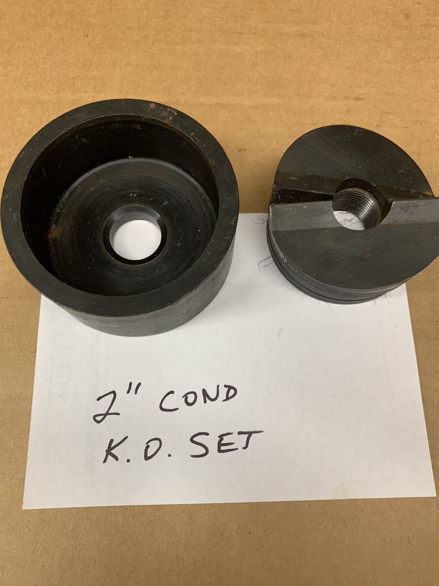 2” conduit KO set