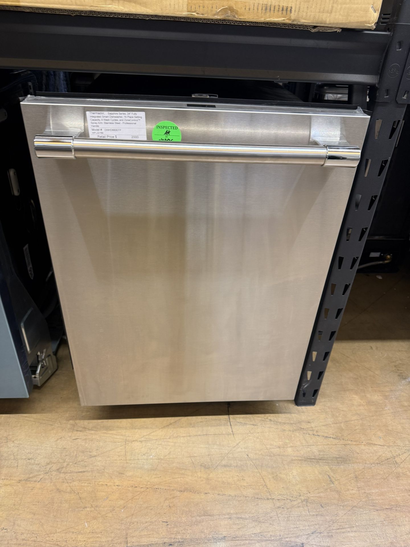 Thermador Sapphire series 24” dishwasher