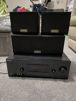 Sony STR-DG720 7.1 Channel AV Receiver Bundle with Speakers & Remote