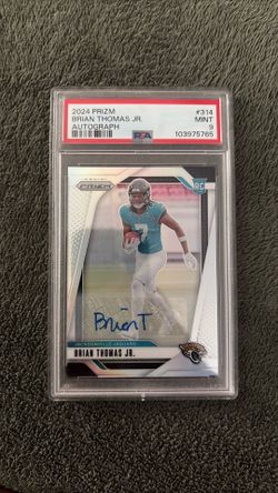 Brain Thomas Jr Rookie Auto PSA 9