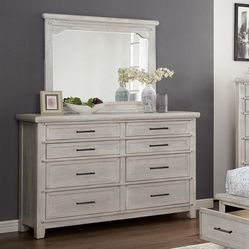 Antique White Blended Dresser