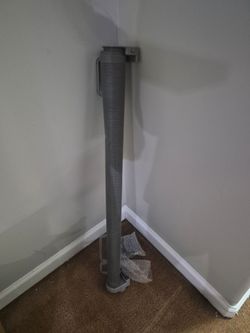 Perma retractable gray gate for babies and toddlers