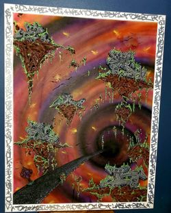 Outer Orbit "1 Of 1" Oil Painting On Canvas!!