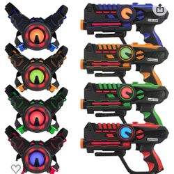 8 Laser Tag Guns