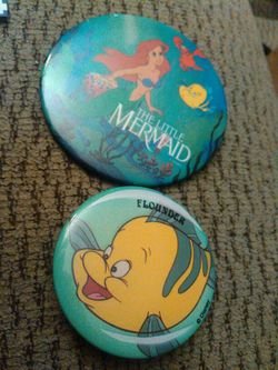 Two Little Mermaid pins
