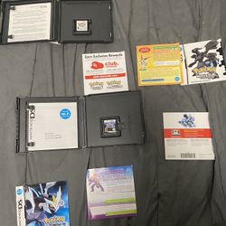 Pokemon Black 2 CIB and White CIB Ds Games 