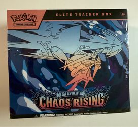 2026 Pokemon Mega Evolution Chaos Rising Elite Trainer Box