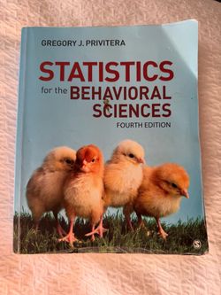 Statistics for the Behavioral Sciences 4th Ed