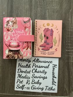 Western Cow girl Budget binder