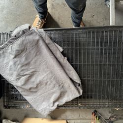 Large Dog Crate W/ Fabric Cover 