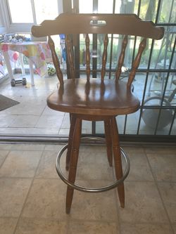 Wood chair