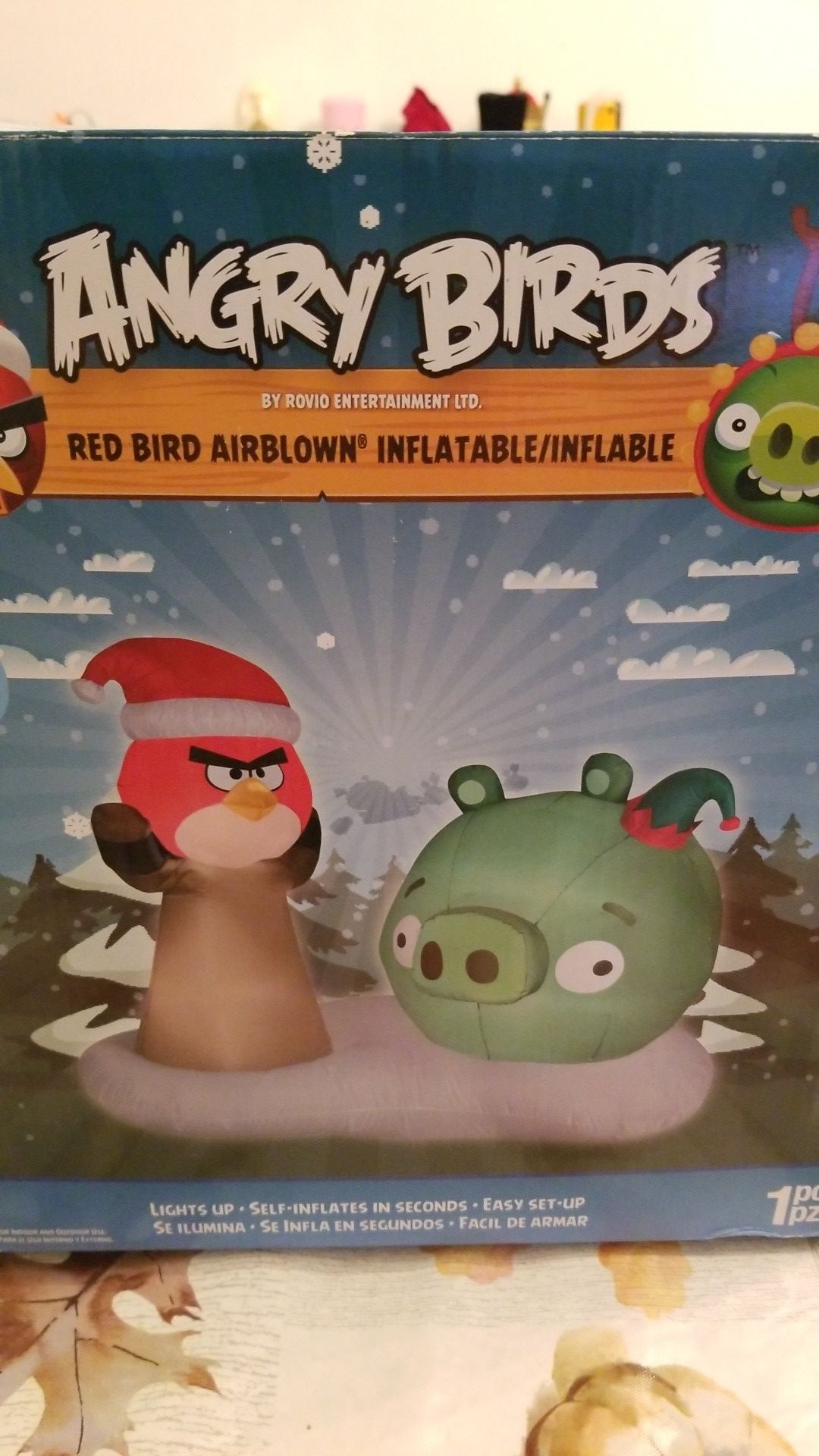 Angry Birds Christmas inflatable