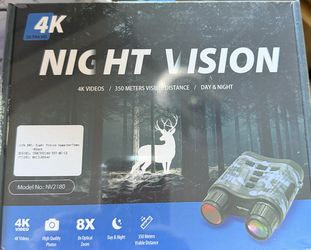 Night Vision Goggles, 4K Night Vision Binoculars 3.2" HD Display and 32GB TF Card, can Store Photo and Video, 7 Gear Night Vision, 8X Digital Zoom for