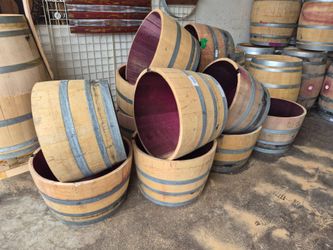 Half Wine Barrels
