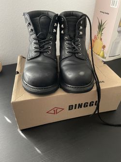 DINGGU Steel Toe Boots Size 12