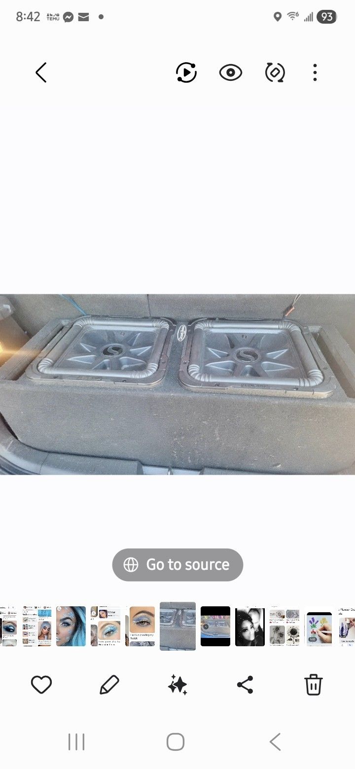 2 12" (Kickers L7 Subwoofers In Ported Box