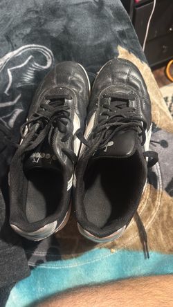 Diadora Black Soccer Cleats