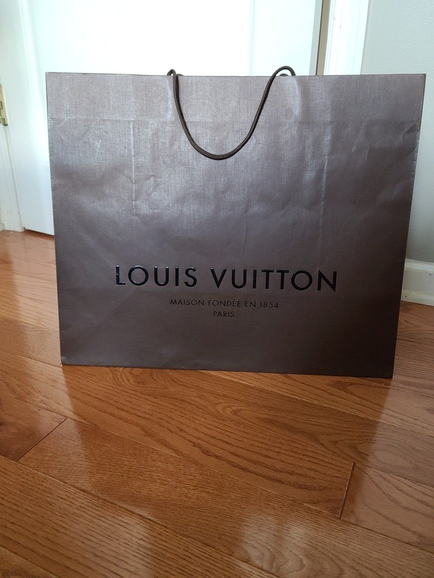Louis Vuitton Brown Gift Bag