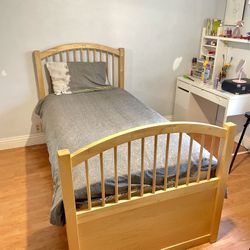 High Twin Bed With Matress