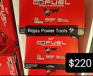 MILWAUKEE M18 FUEL BRUSHLESS ANGLE GRINDER EACH