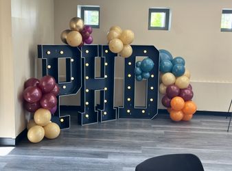 PHD Graduation Decor/LED Letters