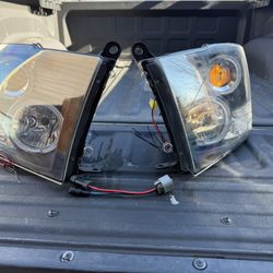 09-18 Dodge Ram 1500 Spyder Halo Halogen Headlights 