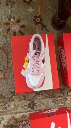 Nike Dunk Low Pink Foam Red White (read Description)