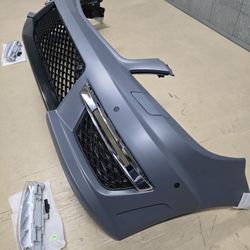Mercedes Benz C Class 2012-2014 W204 C63 AMG Style Front Bumper without PDC