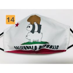 We Bare Bears And More Face Mask Cubrebocas