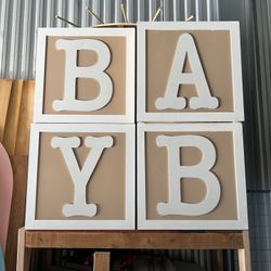 BABY Blocks 24”x24” For Sale