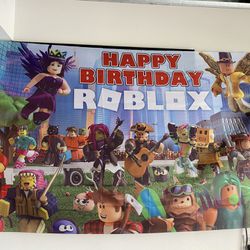 Roblox Birthday Party Banner 