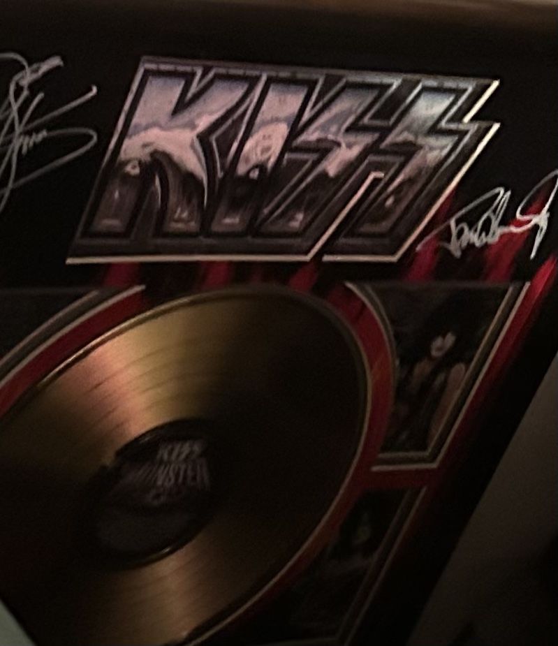 Rare Vintage Gold Record KISS
