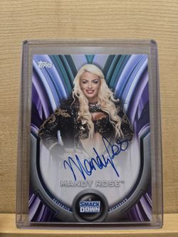 WWE Topps Mandy Rose Autograph #27/99