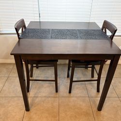 Wood Hightop Dining Table