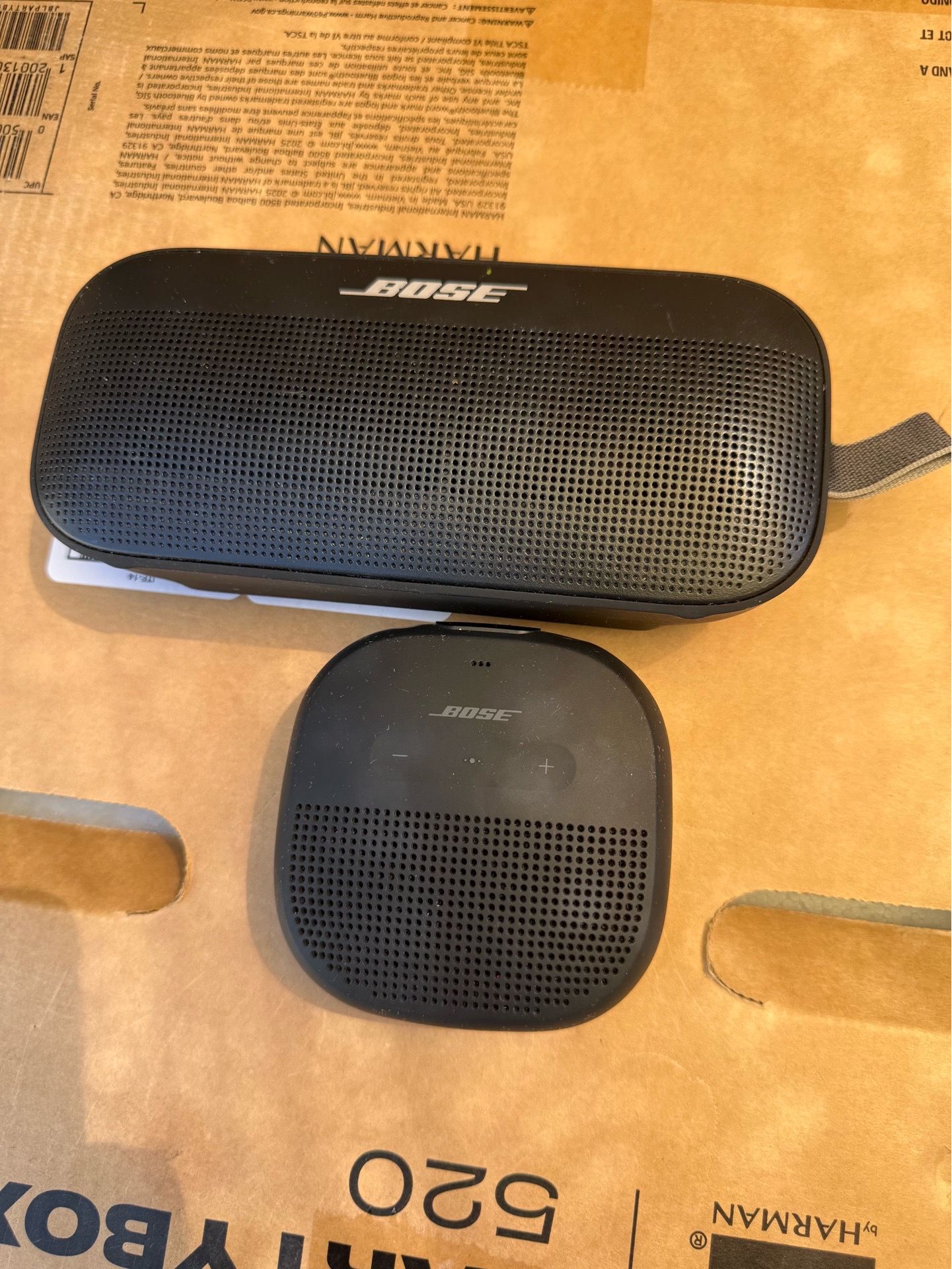 Bose speakers.