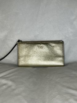 Kate Spade ♠️ Gold Wallet/Wristlet