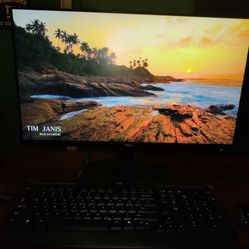Dell S2421NX Monitor 24", Logitech Wireless Keyboard/Mouse, HDMI cable