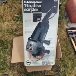 Sears Craftsman : 7" (1.25 HP) Disc Sander